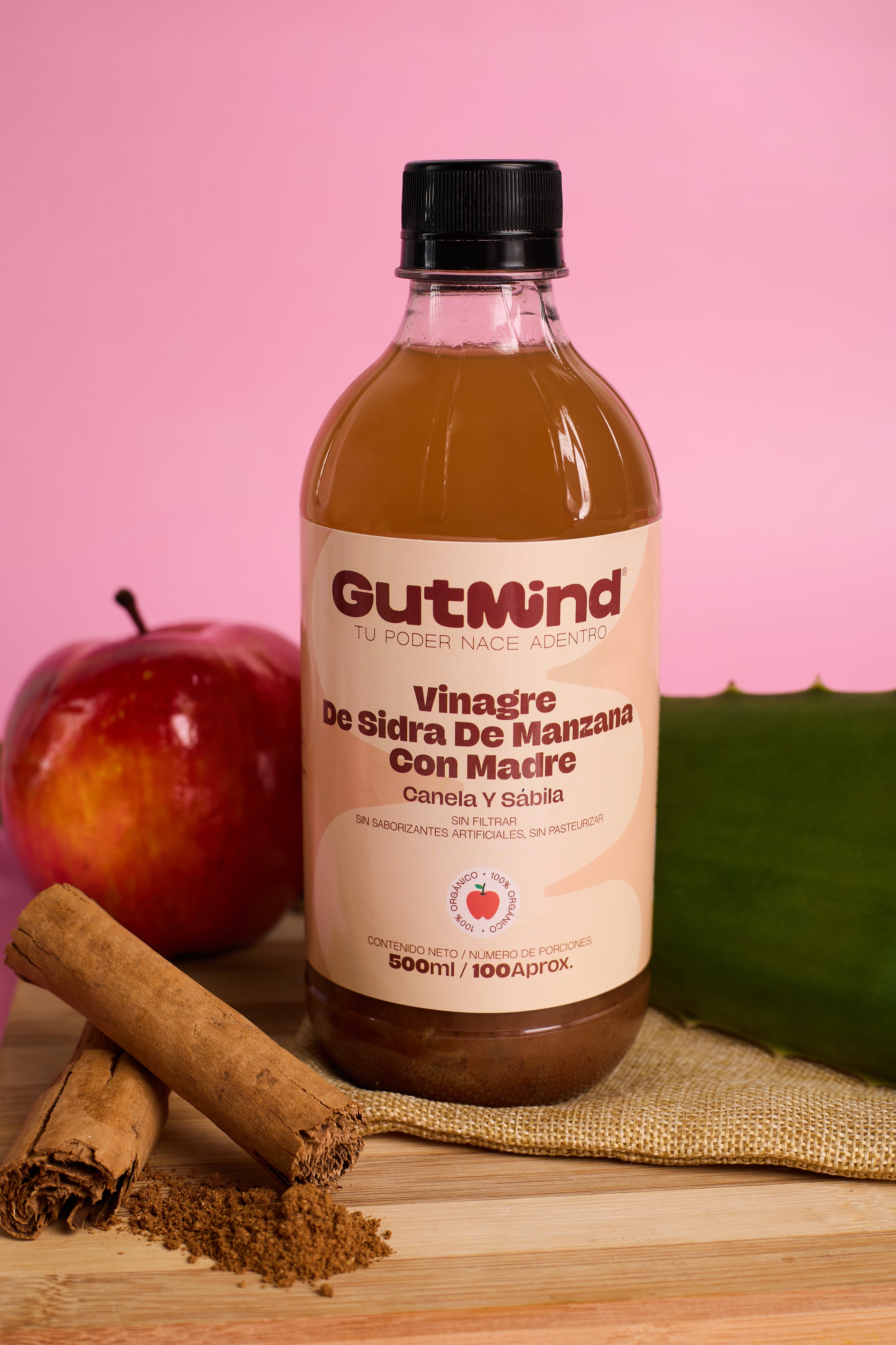 Vinagre de Manzana + Canela y Sábila